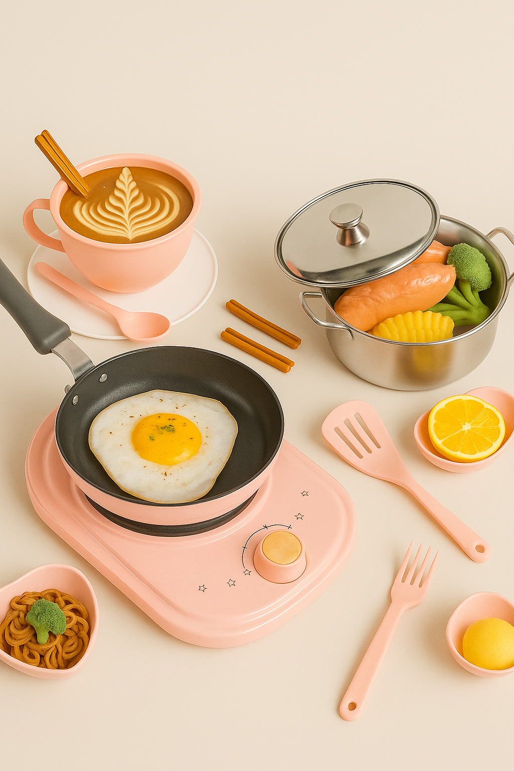Mini Cooking Set for Kids β Safe Real Food Play