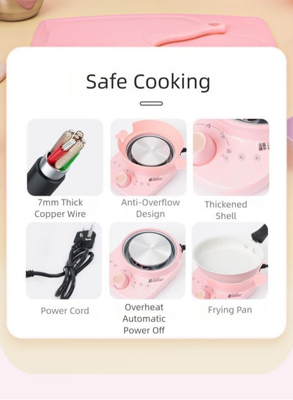 Mini Cooking Set for Kids – Safe Real Food Play